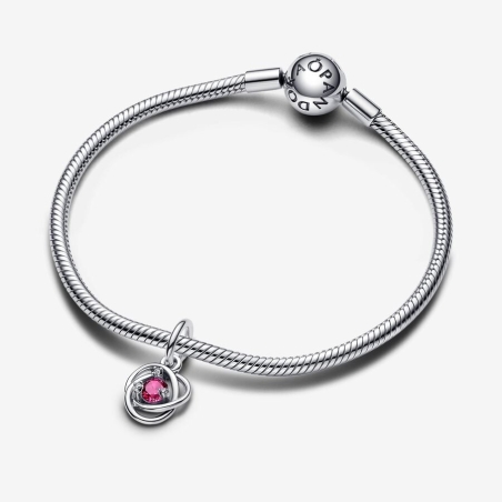 Pandora Charm Colgante Círculo Eternity Rosa 793125C10