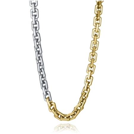 Collar Viceroy bicolor mujer  acero IP dorado eslabones 14197C01019
