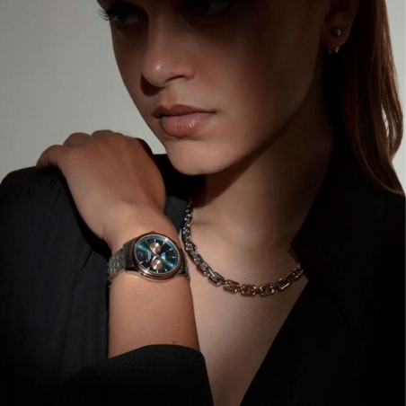 Collar Viceroy bicolor mujer  acero IP dorado eslabones 14197C01019