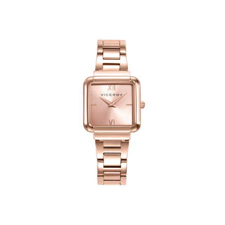 Reloj Viceroy caja y brazalete de acero Ip rosa mujer 401242-73