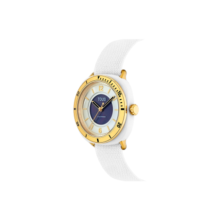 Reloj Tous Mujer Osier de acero blanco y dorado 3000138000
