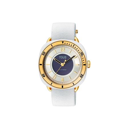 Reloj Tous Mujer Osier de acero blanco y dorado 3000138000