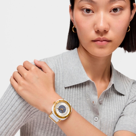 Reloj Tous Mujer Osier de acero blanco y dorado 3000138000