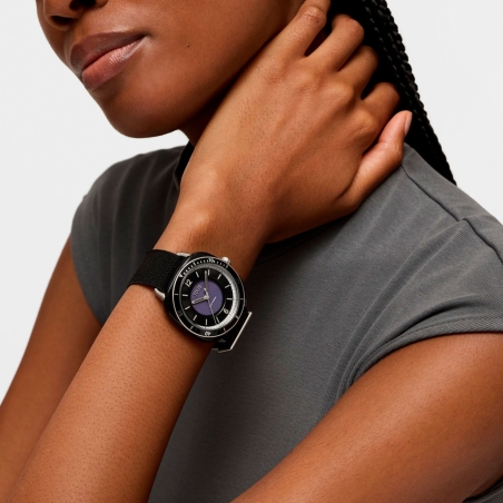 Reloj Tous Mujer Osier de acero negro y plateado 3000138200