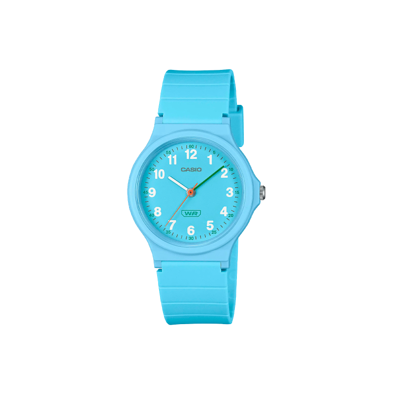Reloj Casio correa y caja azul cielo de resina mujer LQ-24B-2BEF