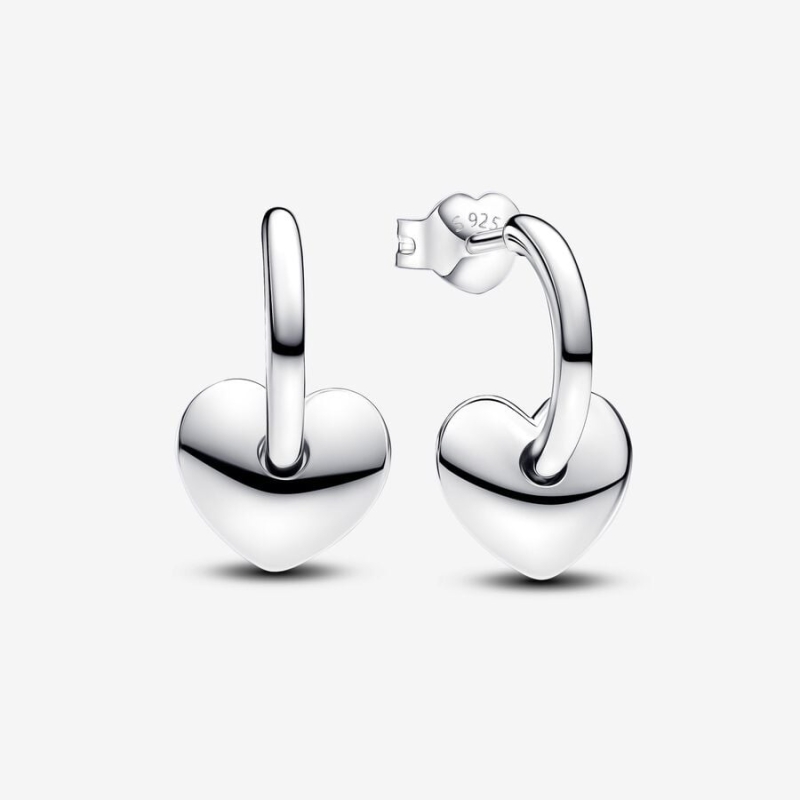 Pendientes Pandora Aro Abiertos Corazón 293460C00