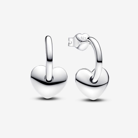 Pendientes Pandora Aro Abiertos Corazón 293460C00