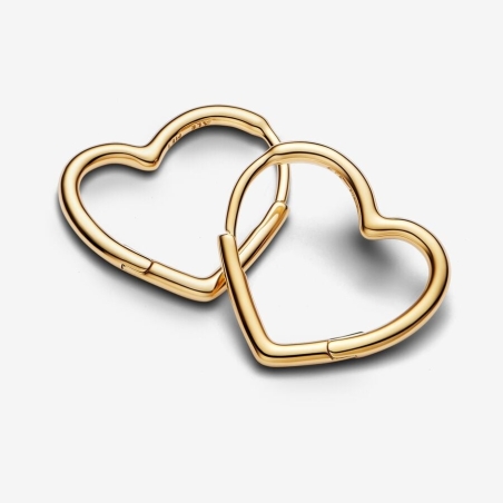Pendientes Pandora Aro Corazón Asimétrico 268307C00