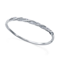 Pulsera Viceroy de mujer de acero rígida con cristal 14185P01000