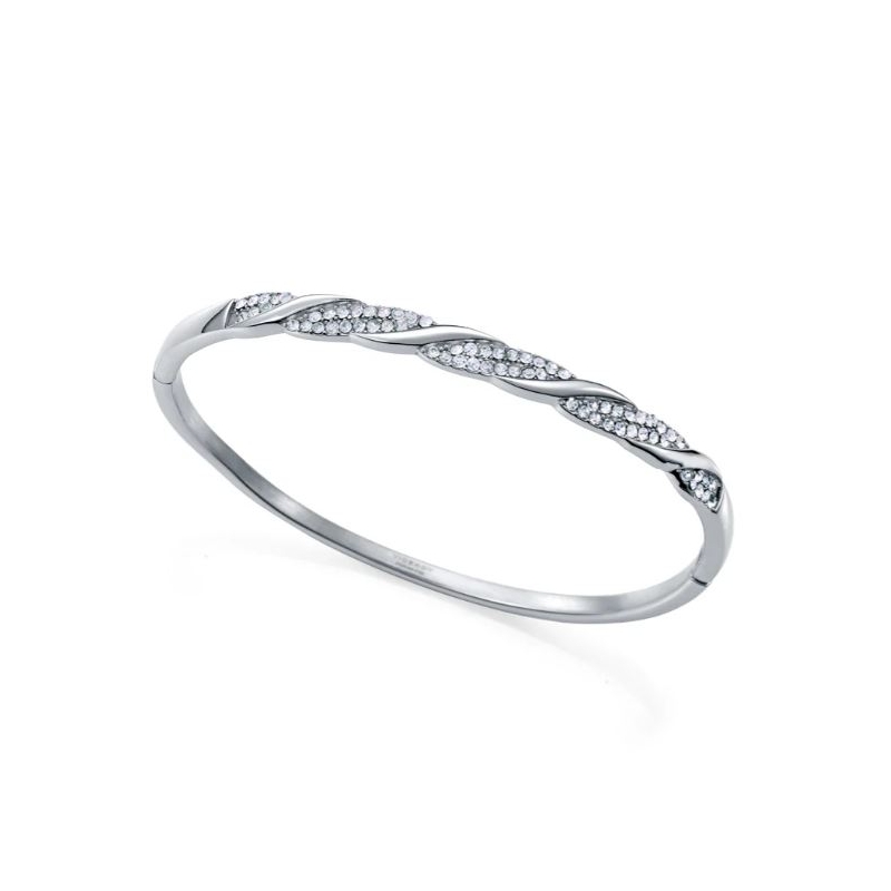 Pulsera Viceroy de mujer de acero rígida con cristal 14185P01000
