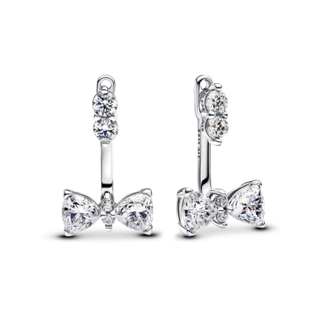 Pendientes Pandora Lazo Plateado 293543C01