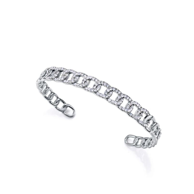 Pulsera Viceroy de mujer de acero rígida con cristal 14184P01000
