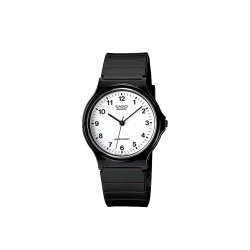 Reloj Casio Vintage correa silicona negra MQ-24-7BLLEG