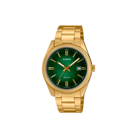 Reloj Casio Collection acero esfera verde MTP-1302PGC-3AVEF