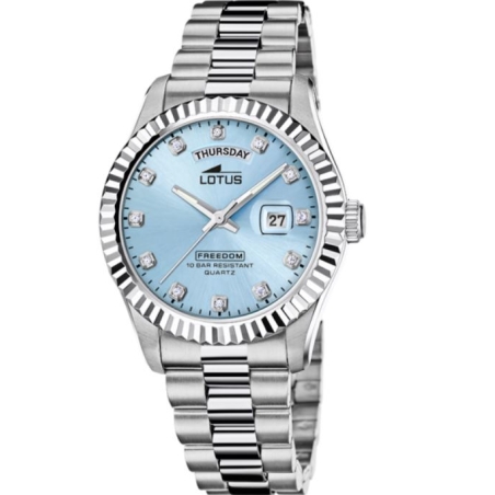 Reloj Lotus hombre esfera azul acero 18854/9