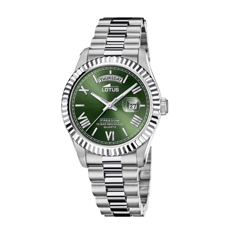 Reloj Lotus hombre freedom esfera verde 18854/3