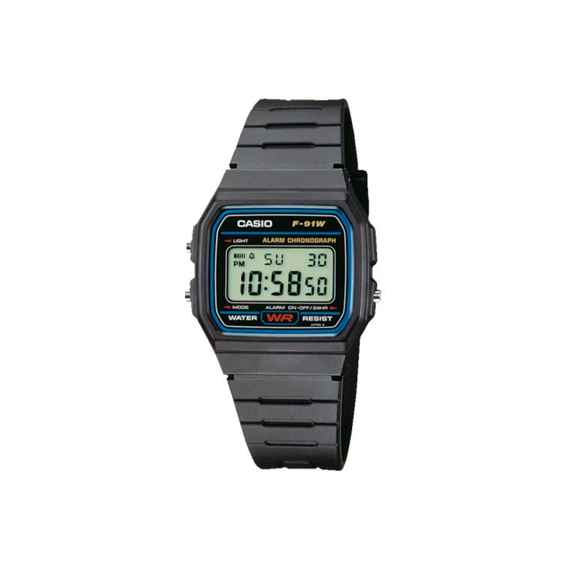 Reloj Casio Digital F-91W-1YEG