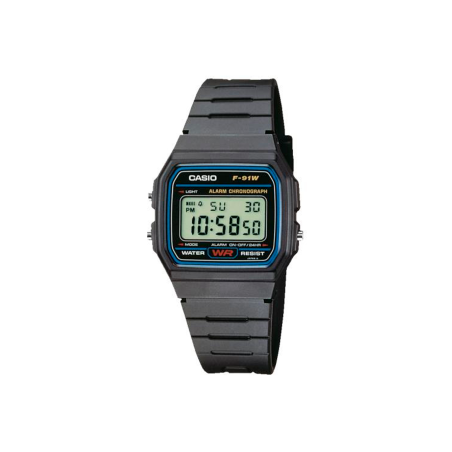 Reloj Casio Digital F-91W-1YEG