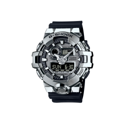 Casio G-Shock esfera plateada y negra GM-700-1AER
