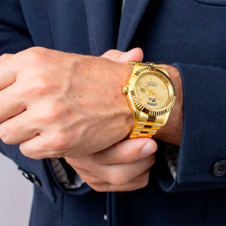Reloj Lotus Freedom acero dorado 18857/1