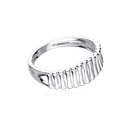 Anillo Plata primera ley y circonitas "Arrah"