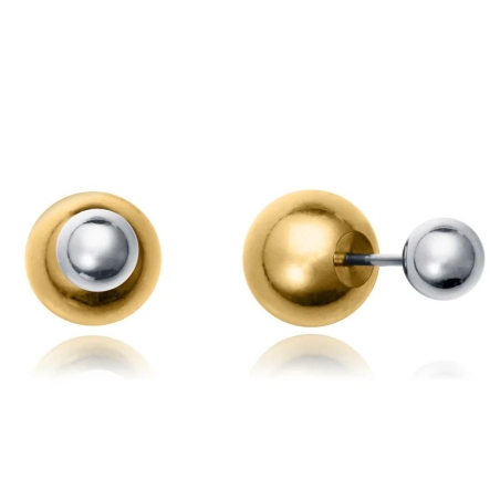 Pendientes Viceroy de mujer de acero con forma de bola 14202E01019