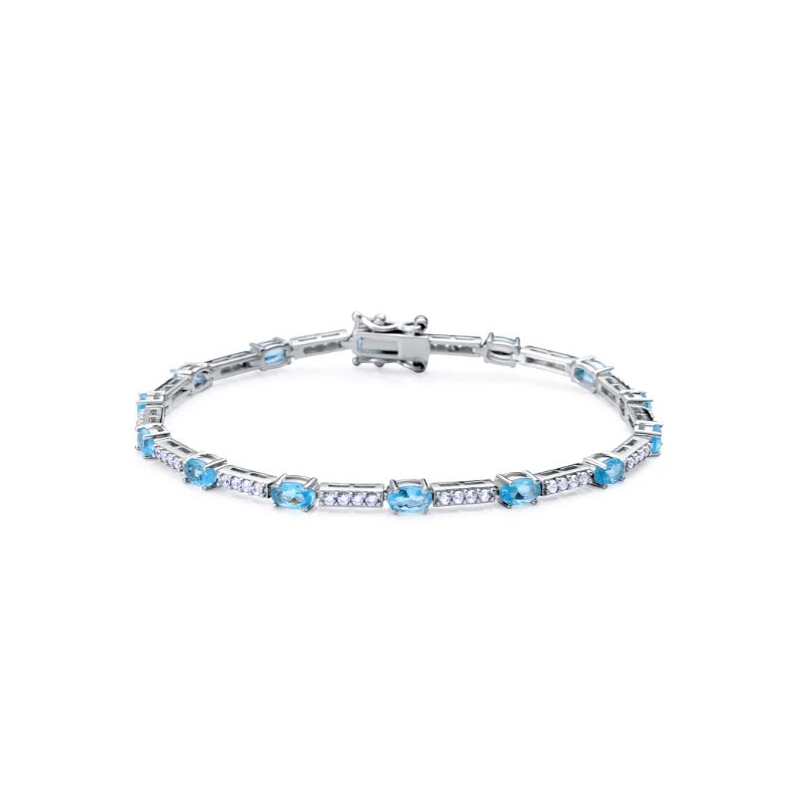 Pulsera Viceroy plata de ley con fila de circonitas 9140P000-30