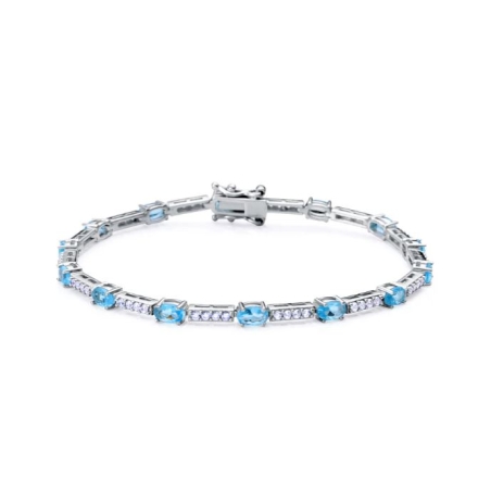 Pulsera Viceroy plata de ley con fila de circonitas 9140P000-30
