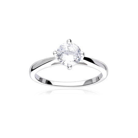 Anillo plata primera ley y circonita "Thane"