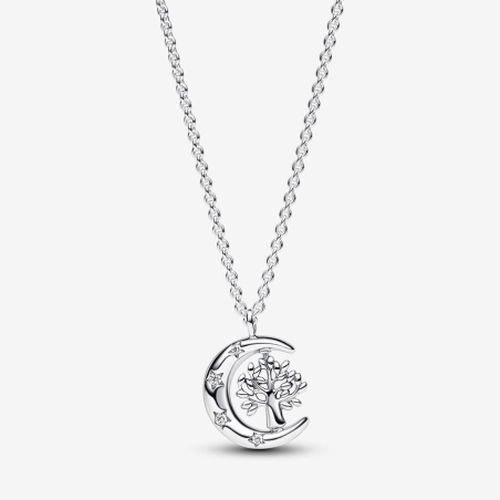 Collar Pandora Luna y Árbol giratorio 392992C01