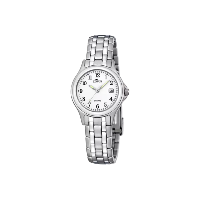 Reloj Lotus Steel esfera blanca mujer 15151/A