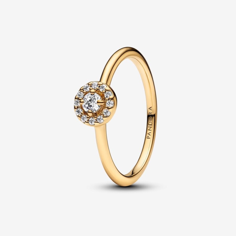 Anillo Pandora Halo Redondo Pavé 163554C01 Anillo Pandora Halo Redondo Pavé 163554C01