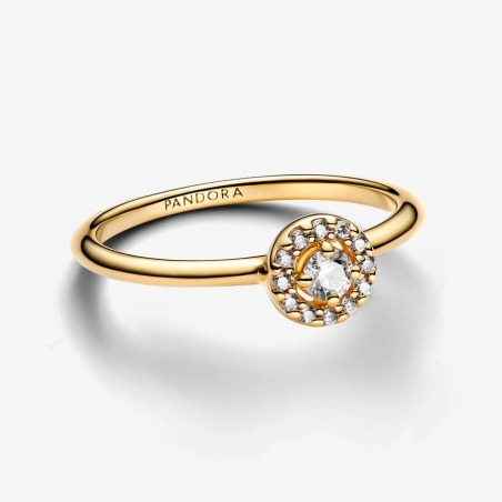 Anillo Pandora Halo Redondo Pavé 163554C01