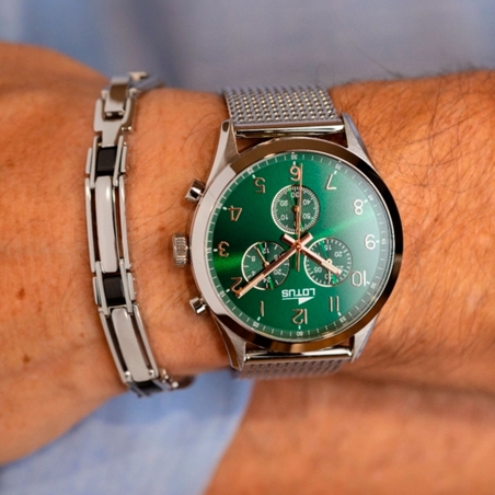 Reloj Lotus Minimalist esfera verde hombre 18637/2