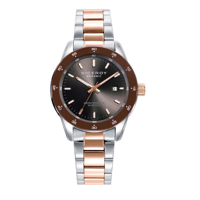 Reloj Viceroy mujer acero marrón Ip rosa 401246-17