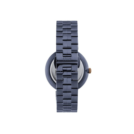 Reloj TOUS de acero IP azul y rosado 200351072