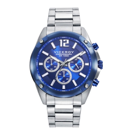 Reloj Viceroy acero hombre esfera azul 401397-35