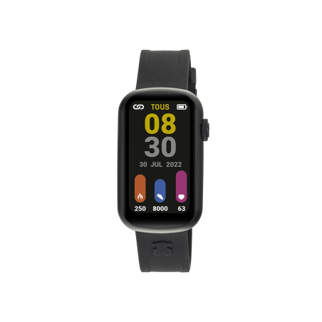 Reloj Tous smartwatch correa nylon rosa y negra intercambiable 200351088