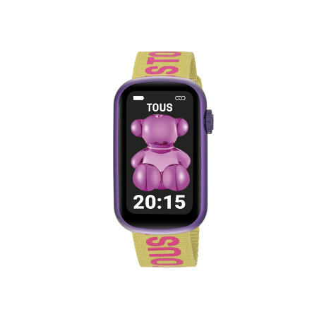 Reloj Tous smartwatch correa nylon fucsia intercambiable 200351089