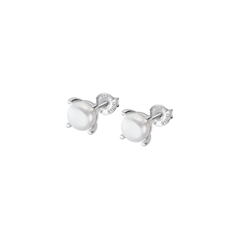 Pendientes Lotus Plata y perlas LP3409-4/2