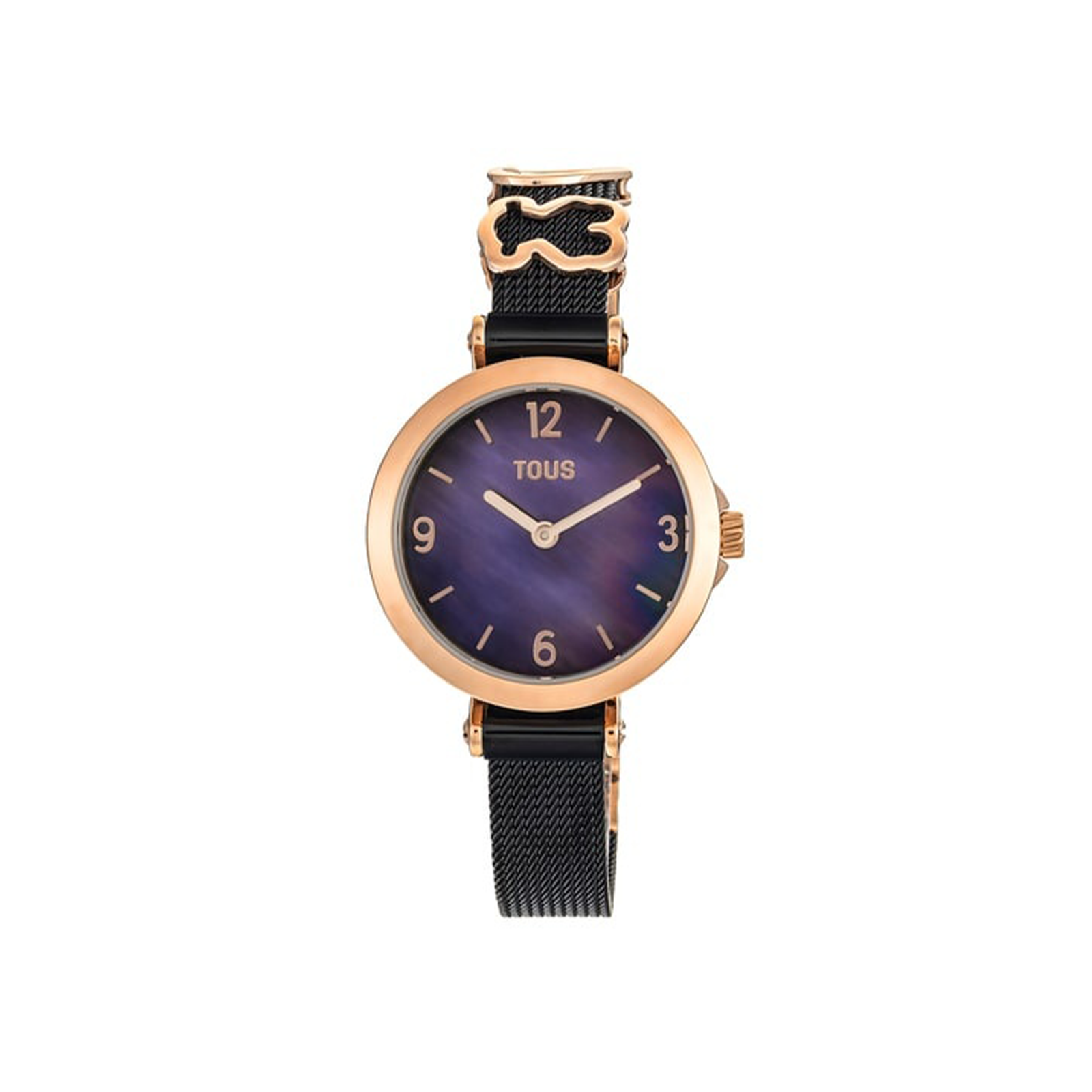 Pulsera Aliexpress Joyas Tous Reloj Tous Brazalete De Acero Negro - Main Image