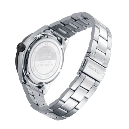 Reloj Viceroy acero esfera negra brazalete de acero 401399-57
