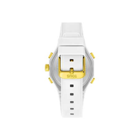Reloj Tous de acero IP lila con brazalete blanco Bet 3000135300