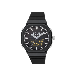 Reloj Tous de acero IP lila con brazalete negro Bet 3000135700