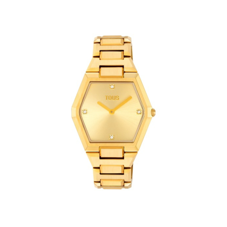 Reloj Tous analógico brazalete acero IPG dorado Karat 3000136500