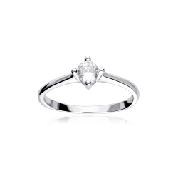 Anillo Plata primera ley y circonitas "Dewas"