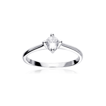 Anillo Plata primera ley y circonitas "Dewas"