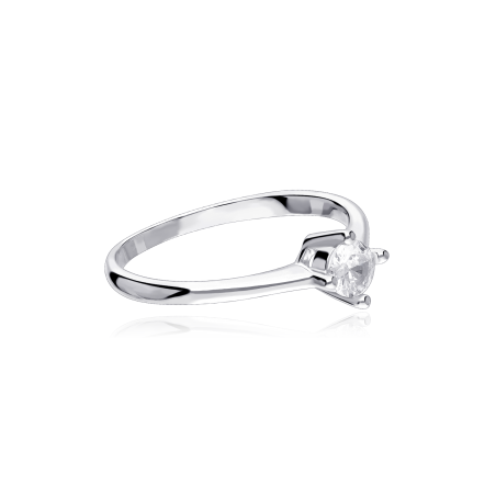 Anillo Plata primera ley y circonitas "Dewas"