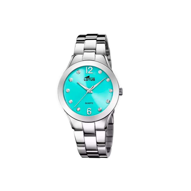 Reloj Lotus Bliss esfera azul turquesa mujer 18884/4