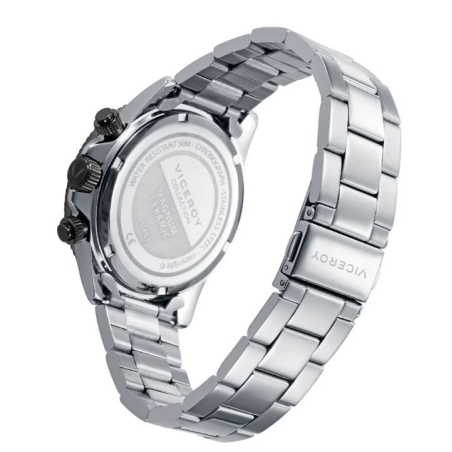 Reloj Viceroy acero esfera negra brazalete de acero 401403-57